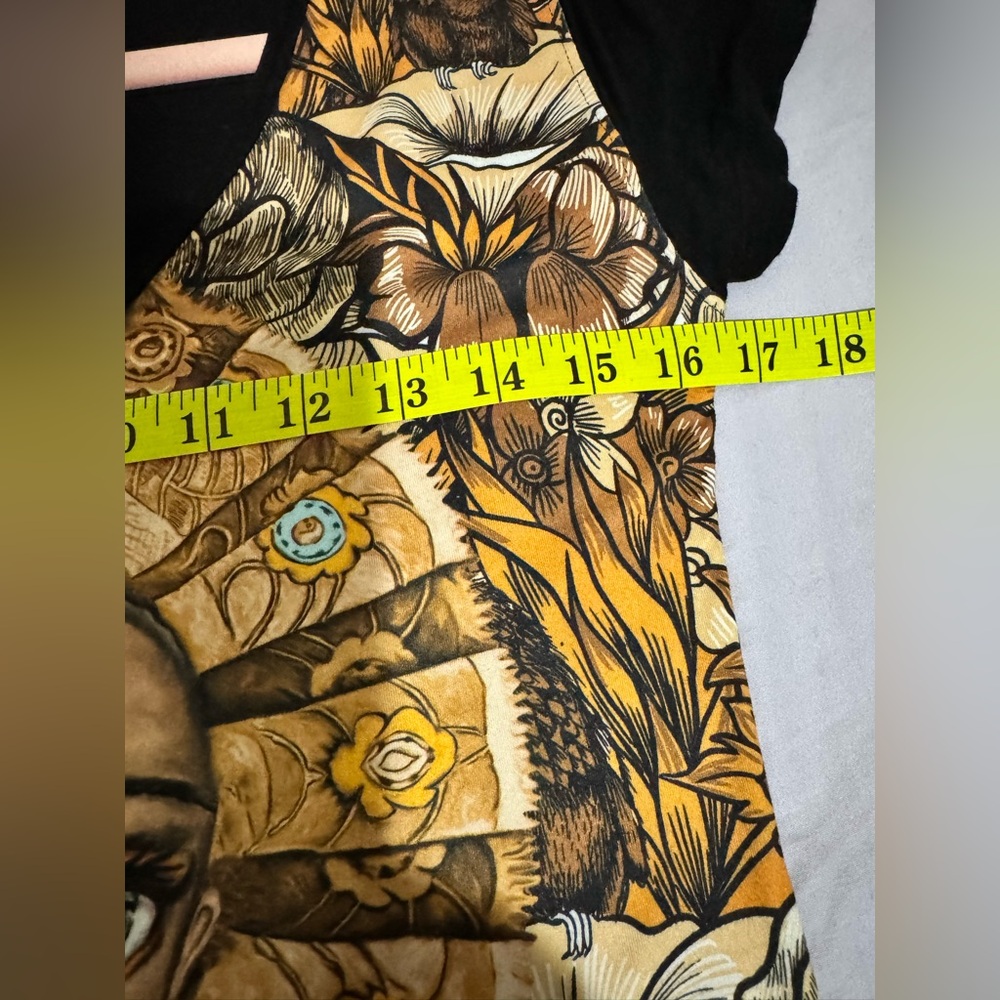 Vibrant Artistic Women's Tee - Picture 3 of 5